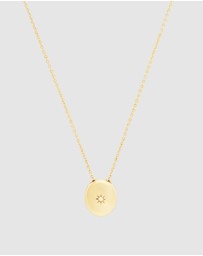 Wanderlust + Co - Falling Star Heirloom Locket Necklace