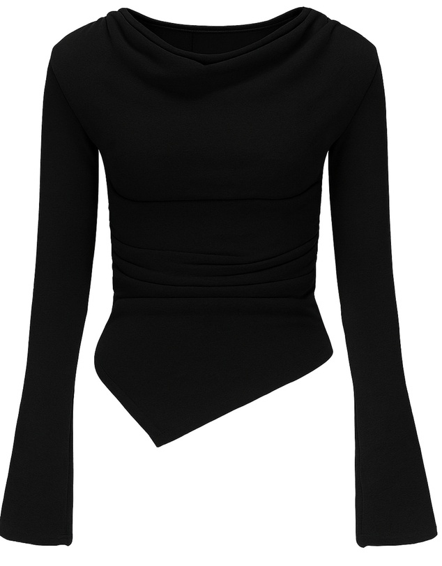Style Addict - Asher Ruched Long Sleeve Top