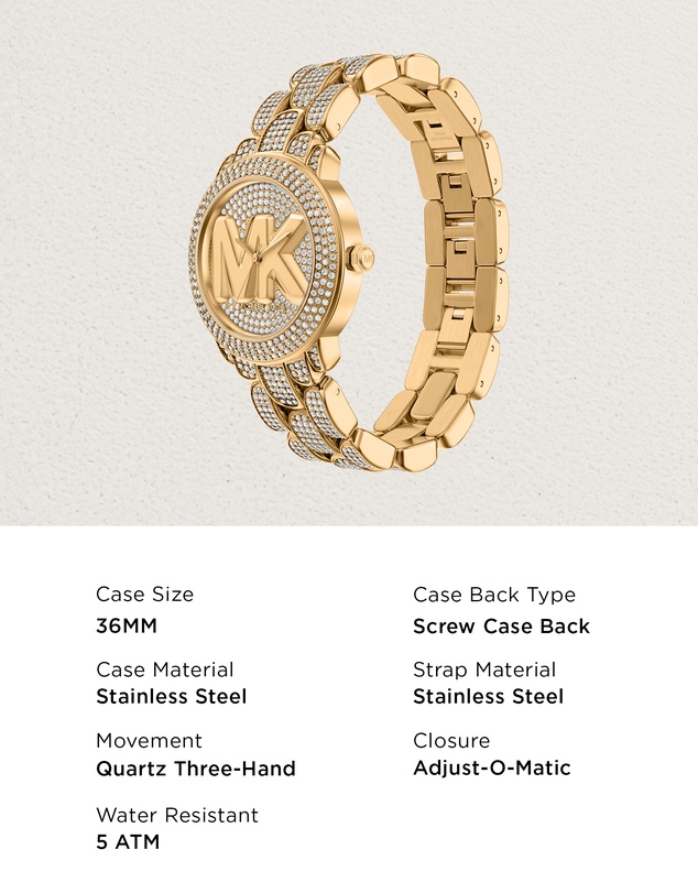Michael Kors - Phoebe Gold Tone Analogue Watch