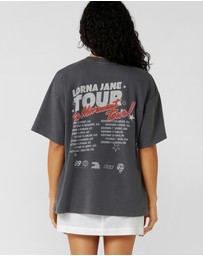 Lorna Jane - World Tour Washed Boyfriend T-Shirt