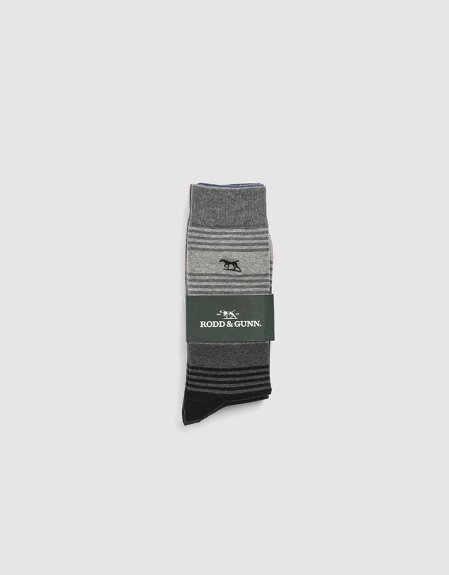 Rodd & Gunn - Stratford Stripes Sock 3 Pack