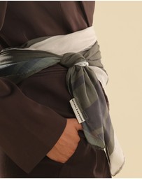 Morgan & Taylor - Eleanor Light-Weight Scarf in Khaki Green