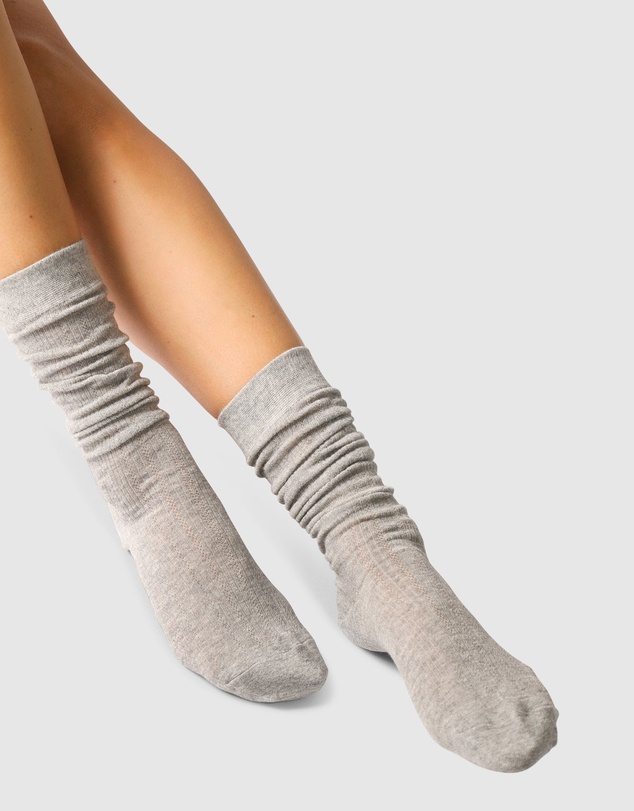 Belle & Bloom - Midnights 2 Pack Socks - White/ Grey