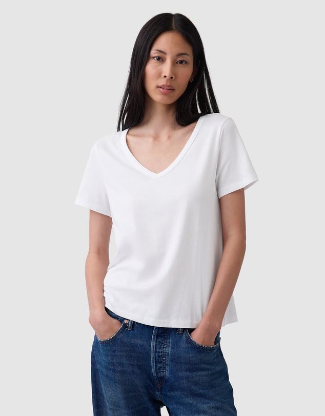 GAP - SS Organic Vintage Crew Tee