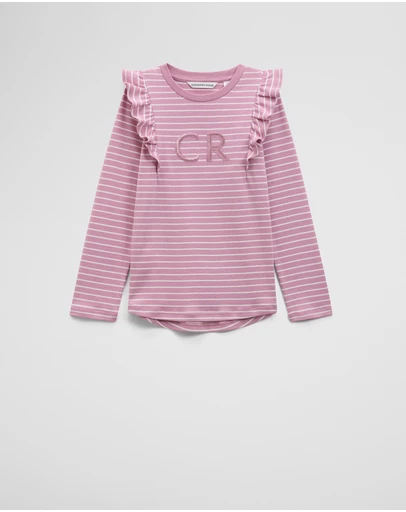 Country Road - Australian Cotton Logo Frill T-shirt