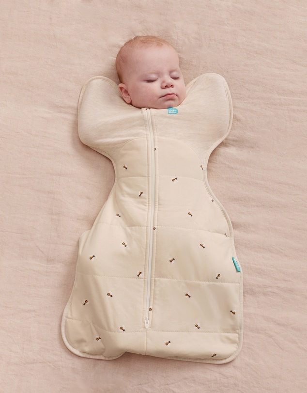 Love to Dream - Swaddle Up™ 2.5T Quilted Stretch Cotton Bees Oatmeal