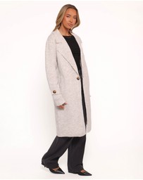Petal & Pup - Zina Button Front Coatigan - Grey