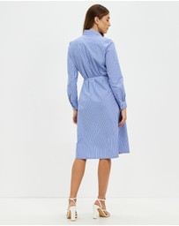 Farage - Olvia Double Stripe Shirt Dress