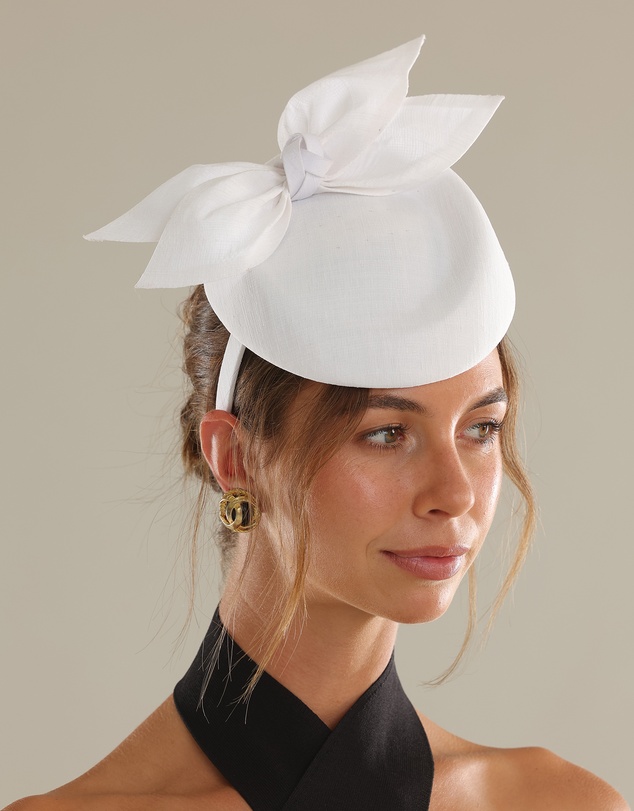 Morgan & Taylor - Florence Fascinator in White