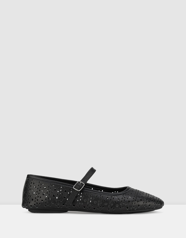 Rollie - Ballet Mary Jane Laser Flat