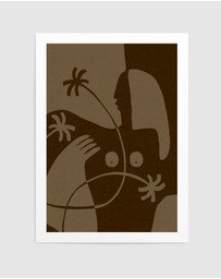 Olive et Oriel - The Land Story 6 by Shatha Al Dafai Art Print