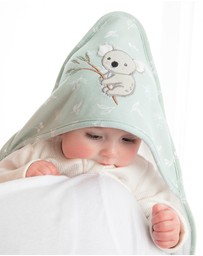 Living Textiles - Organic Hooded Towel - Australiana
