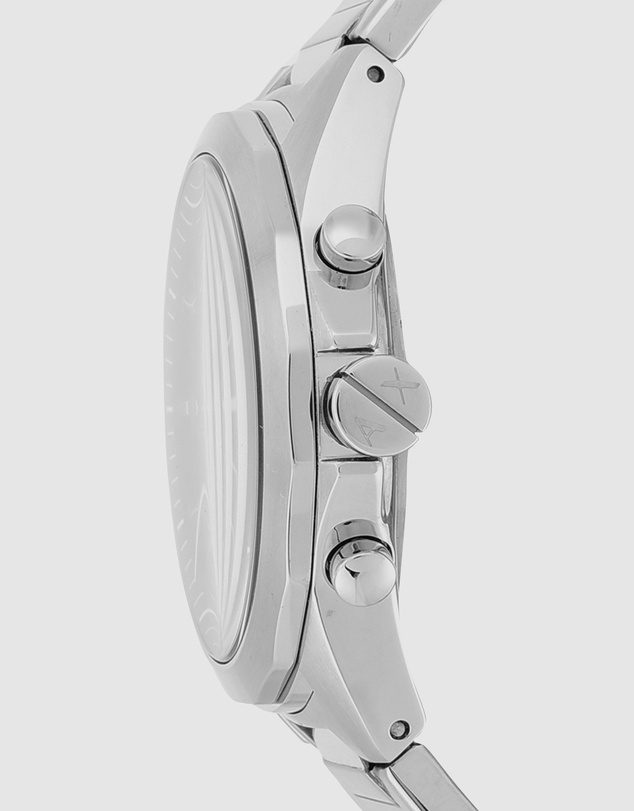 Armani Exchange - Silver-Tone Chronograph Watch
