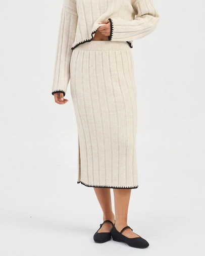 ONLY - Chick Knitted Midi Skirt