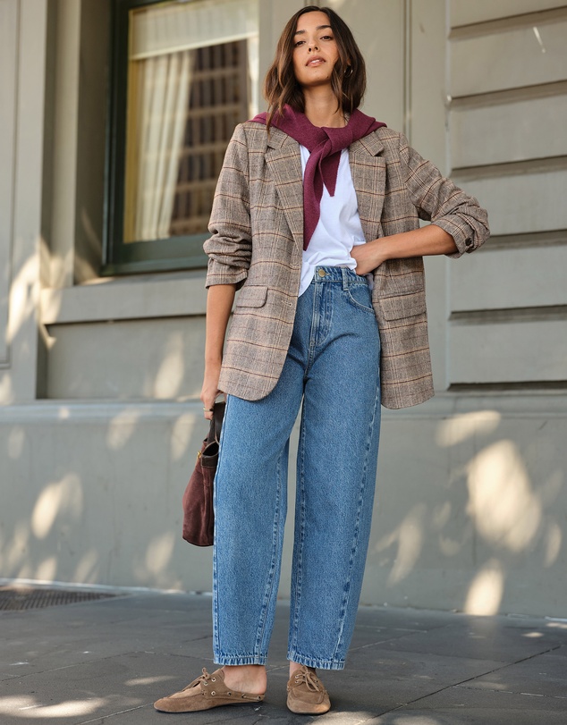 Ceres Life - Leah Tapered Barrel Jean