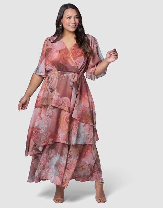 Pink Dusk by Curve Project - Hypnotic Maxi Dress