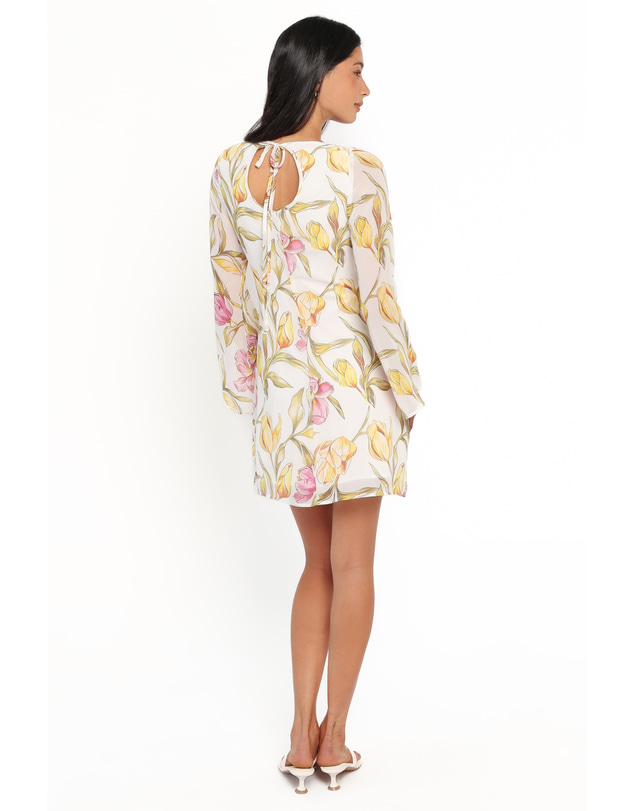 Petal & Pup - Wynona Mini Dress - Yellow Floral