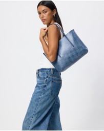 Calvin Klein - Emblem All Over Print Small Tote Bag