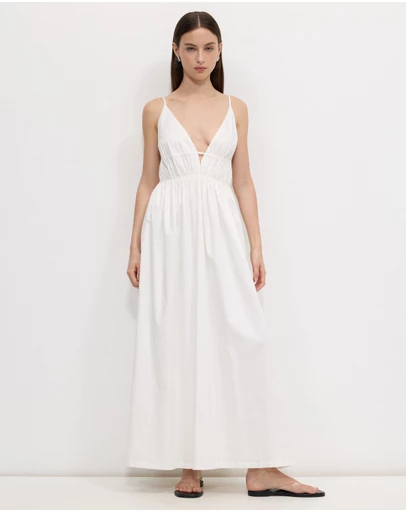 Calli - Alecia Plunge Maxi Dress