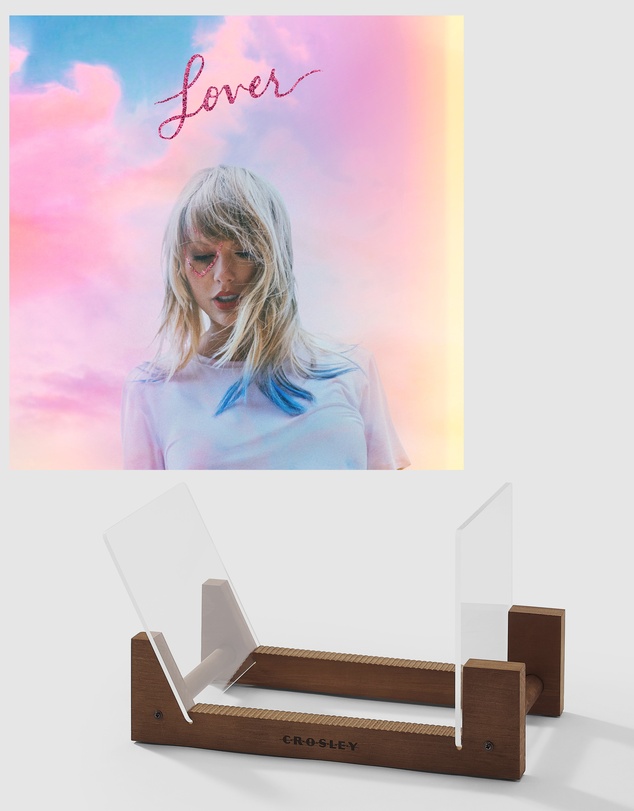 Universal Music - Taylor Swift Lover 2P Vinyl Album & Crosley Record Storage Display Stand