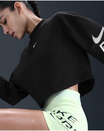 Nike - Pro Dri-FIT Loose Crew-Neck French Terry Sweatshirt