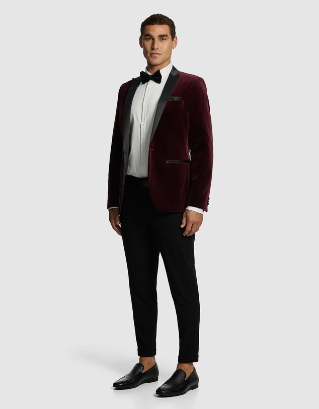 yd. - Milan Velvet Tuxedo Jacket