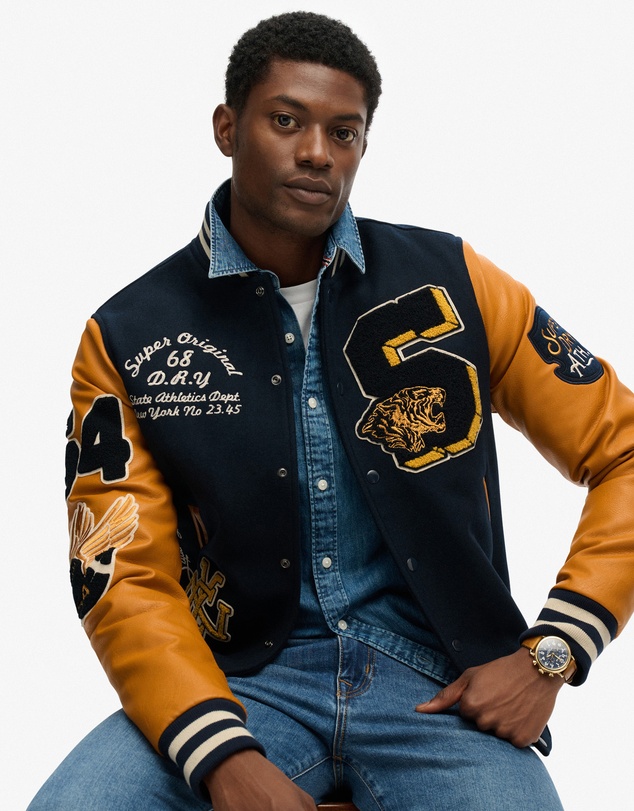 Superdry - Vintage Patched Varsity Jacket