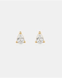 Ania Haie - Gold Pear Studs