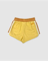 Banabae - Retro Sports Shorts - Yellow