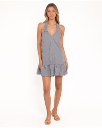 Petal & Pup - Samson Mini Dress - Navy Gingham