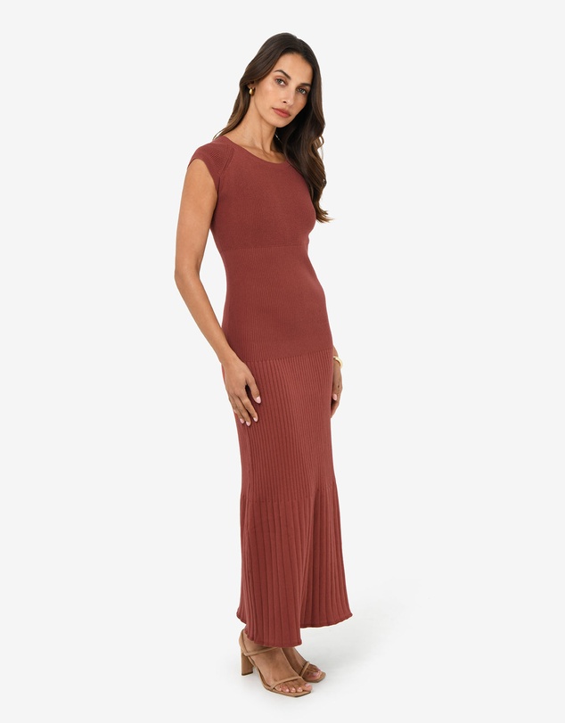 Forcast - Lourdes Ribbed Knit Dress