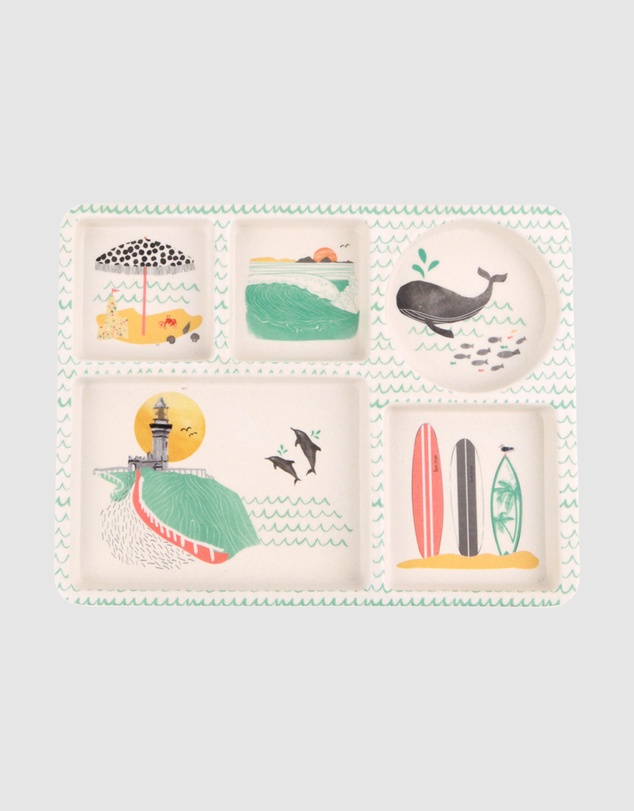 Love Mae - Bamboo Divided Plate Set