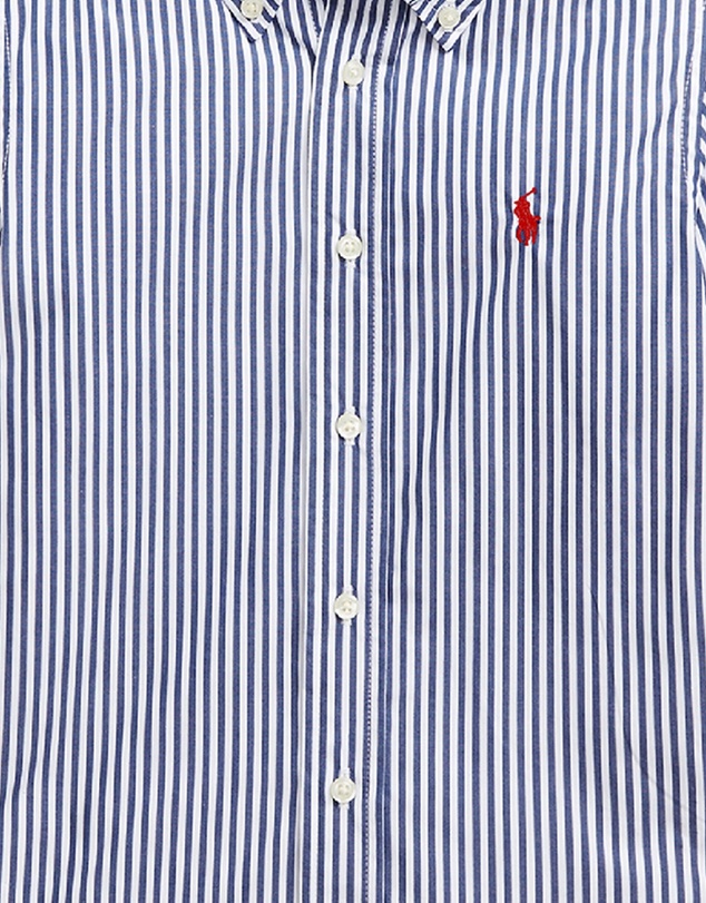 Polo Ralph Lauren - Striped Cotton Poplin Shirt - Kids - ICONIC EXCLUSIVE