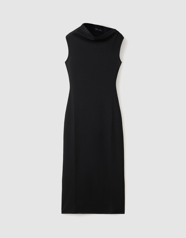 M.N.G - Asymmetrical Midi-Dress