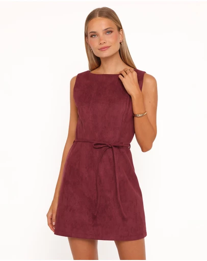 Petal & Pup - Sharna Mini Dress - Burgundy
