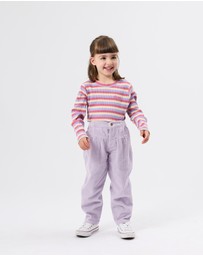 Goldie + Ace - Essential Stripe Rib Top - Babies-Kids