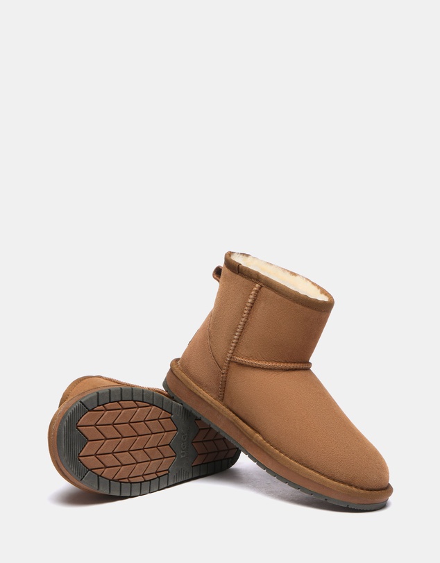 EVERAU - Australian Shepherd Ugg Mini Classic Sheepskin Upper UGG Boots