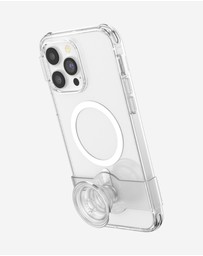 PopSockets - POPCASE MagSafe iPhone 13/14 Protective Phone Case & Phone Grip Holder