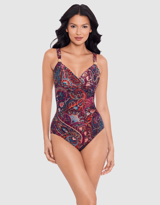 Miraclesuit Swimwear  - Dynasty Siren Crossover Shaping Swimsuit