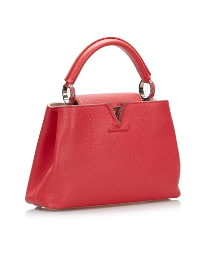 Pre-Loved by Azura Reborn - Pre-Loved Louis Vuitton Leather Capucines Handbag