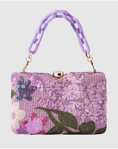 Olga Berg - Greta Floral Clutch