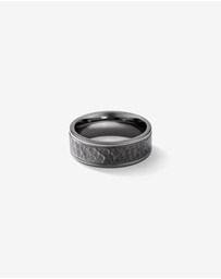 Michael Hill - 8mm Hammered Wedding Band In Tantalum