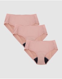 Love Luna - 3 Pack Women's Period Midi Brief