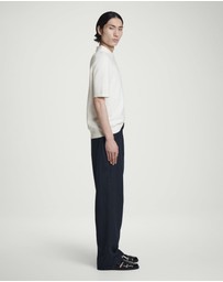 COS - Textured Knitted Cotton Polo Shirt