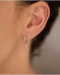 Luna Rae - Solid Gold - Diamond Dancer Earrings