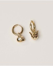 Meadowlark - Cat Charm Earrings