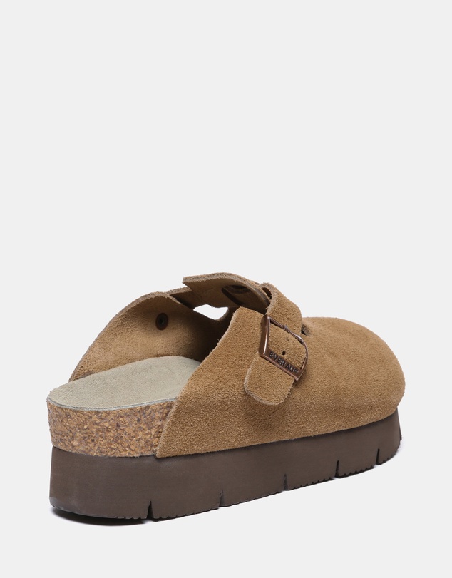 EVERAU - EverAU Ugg Brooklyn Platform Cow Suede Upper Clogs