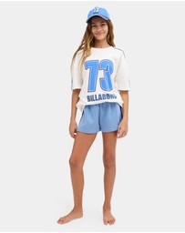 Billabong - Girls 6 to 16 Hibiscus Crush Walkshorts