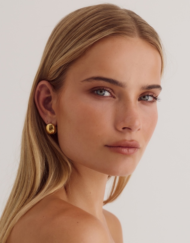 CENDRE - Odilla Huggie Earrings