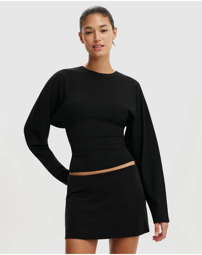 Cotton On - Blair Batwing LS Top